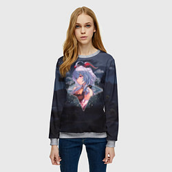 Свитшот женский Гань Юй в примогеме, цвет: 3D-меланж — фото 2