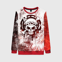 Женский свитшот Трафальгар Ло Пираты сердца Весёлый Роджер