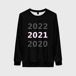 Свитшот женский 2020 2021 2022, цвет: 3D-черный