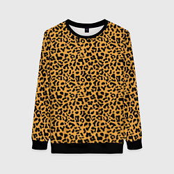Свитшот женский Леопард Leopard, цвет: 3D-черный