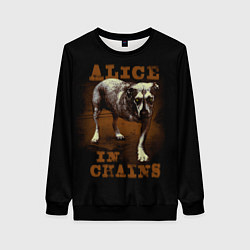Женский свитшот Alice in chains Dog