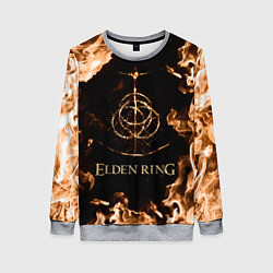 Свитшот женский Elden Ring Logo, цвет: 3D-меланж