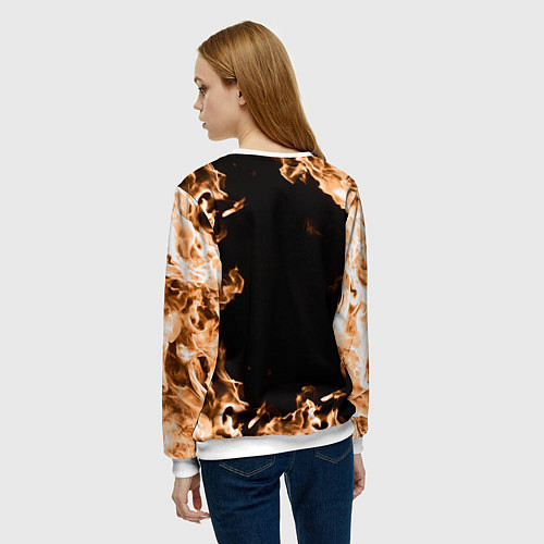 Женский свитшот Elden Ring Logo / 3D-Белый – фото 4