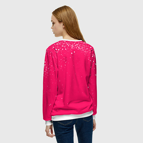 Женский свитшот Among Us x Squid Game / 3D-Белый – фото 4