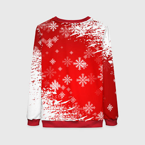 Женский свитшот Free Fire - Новогодний / 3D-Красный – фото 2