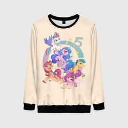 Свитшот женский G5 My Little Pony, цвет: 3D-черный