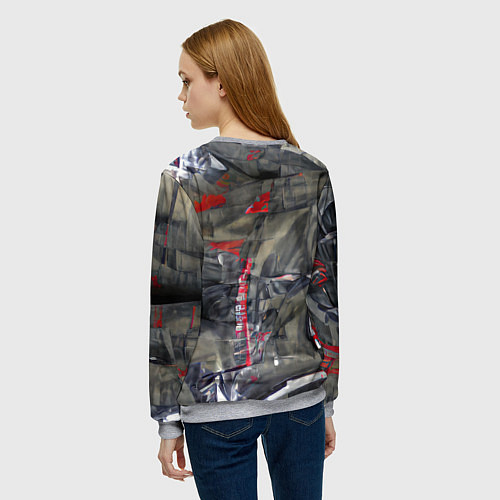 Женский свитшот Возвращение сталкера / 3D-Меланж – фото 4