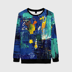 Свитшот женский КРАСКА PAINT, цвет: 3D-черный