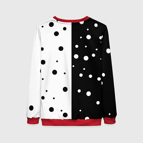 Женский свитшот ТИГРЁНОК НУ ТИПА МЯУ / 3D-Красный – фото 2