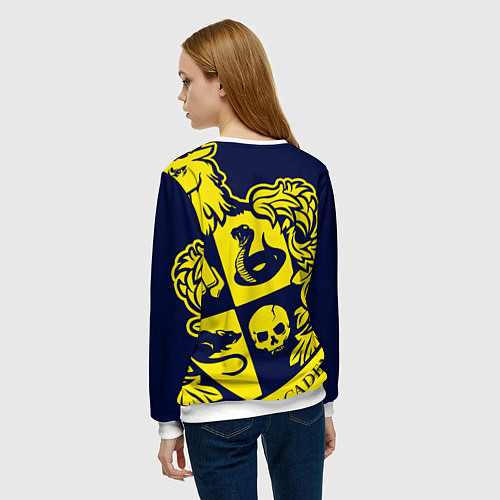 Женский свитшот Bully, Bullworth Academy / 3D-Белый – фото 4