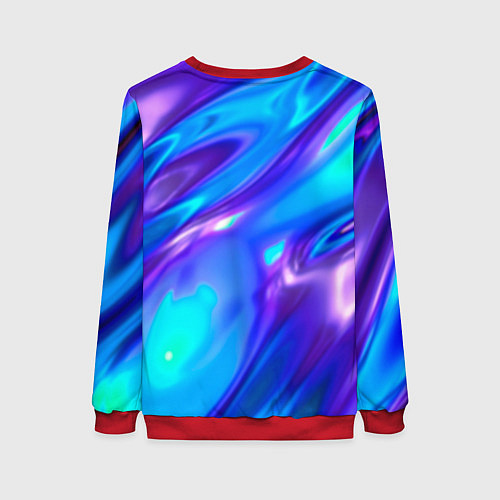 Женский свитшот Neon Holographic / 3D-Красный – фото 2