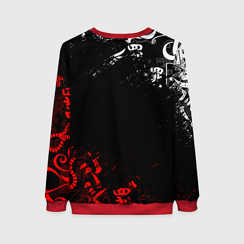 Женский свитшот WALHALLA TEAM LOGOBOMBING TOKYO REVENGERS / 3D-Красный – фото 2