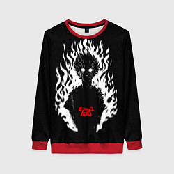 Свитшот женский Демонический Кагеяма Mob Psycho 100, цвет: 3D-красный