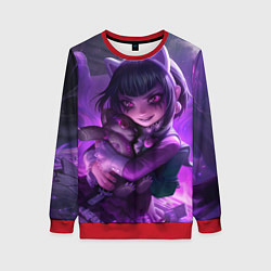 Свитшот женский Goth Annie League Of Legends, цвет: 3D-красный