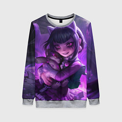 Свитшот женский Goth Annie League Of Legends, цвет: 3D-меланж