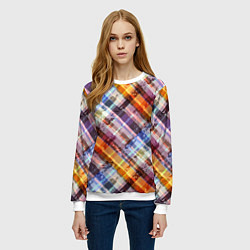 Свитшот женский Linеs, цвет: 3D-белый — фото 2