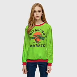 Свитшот женский Miyagi Do Cobra Kai, цвет: 3D-красный — фото 2