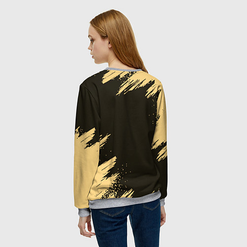 Женский свитшот Bendy And The Ink Machine Бенди / 3D-Меланж – фото 4