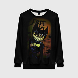 Свитшот женский Бенди Bendy And The Ink Machine, цвет: 3D-черный