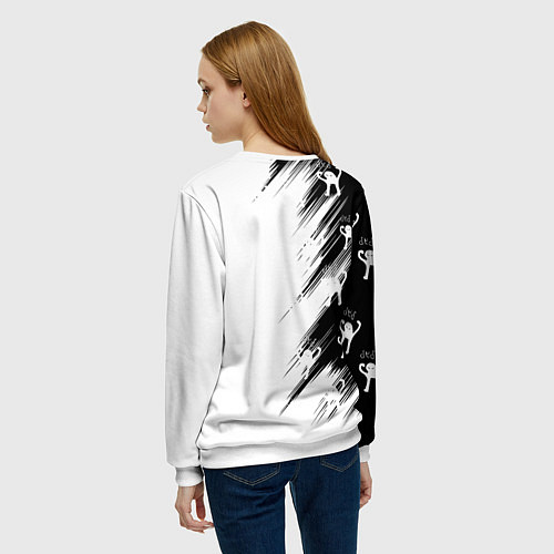 Женский свитшот Ъуъ съука чб / 3D-Белый – фото 4
