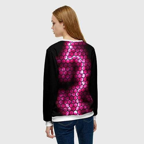 Женский свитшот Kuroko no Basuke, Murasakibara Atsushi Ацуши Мурас / 3D-Белый – фото 4