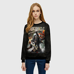 Свитшот женский Powerwolf Call of the Wild, цвет: 3D-черный — фото 2