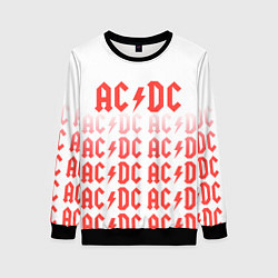 Женский свитшот Acdc Паттерн