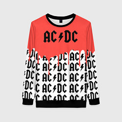 Свитшот женский Ac dc rock, цвет: 3D-черный