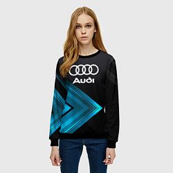 Свитшот женский Audi Sport, цвет: 3D-черный — фото 2
