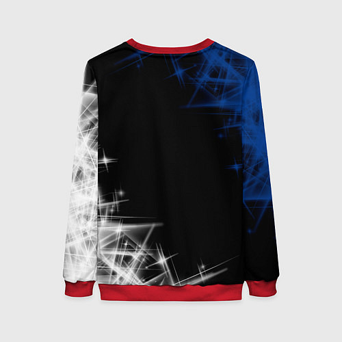 Женский свитшот Volvo отражения / 3D-Красный – фото 2