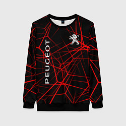 Женский свитшот Peugeot: Красные тонкие линии