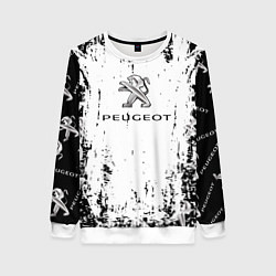 Женский свитшот Peugeot паттерн львов