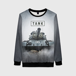 Свитшот женский TANK, цвет: 3D-черный