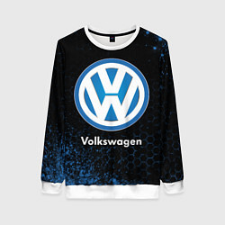 Свитшот женский Volkswagen - Объемный, цвет: 3D-белый