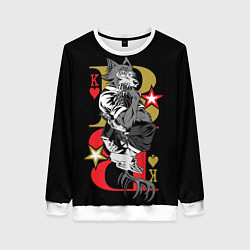 Свитшот женский Легоши и Луис Beastars Выдающиеся звери, цвет: 3D-белый
