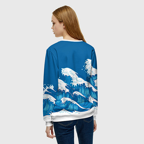 Женский свитшот Kisatsutai - корпус бойни демонов / 3D-Белый – фото 4