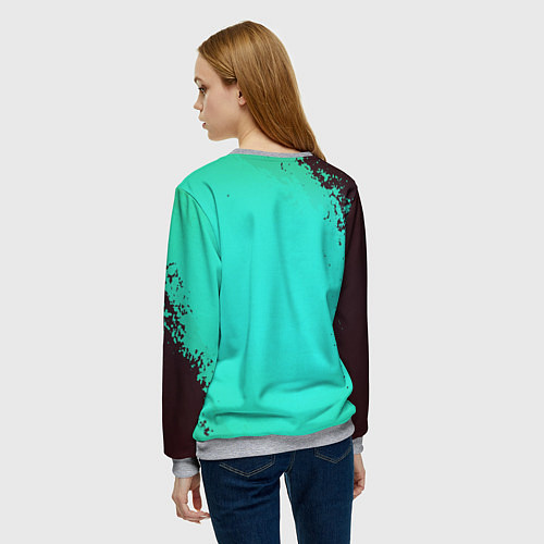 Женский свитшот Син Цю! / 3D-Меланж – фото 4