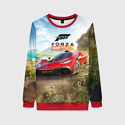 Свитшот женский Forza Horizon 5 AMG, цвет: 3D-красный