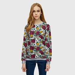 Свитшот женский Счастливчик Lucky, цвет: 3D-меланж — фото 2