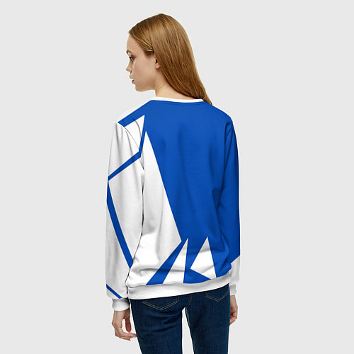 Женский свитшот Челси спорт / 3D-Белый – фото 4