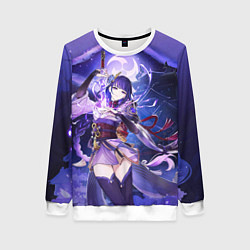 Свитшот женский Raiden Shogun ETERNITY, цвет: 3D-белый