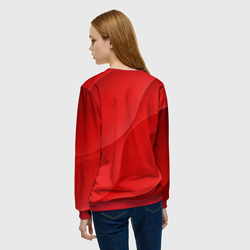 Женский свитшот Rayman Red Legends / 3D-Красный – фото 4