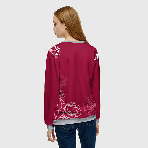 Женский свитшот Её величество Прекрасная Виктория / 3D-Меланж – фото 4