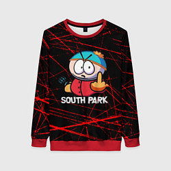 Свитшот женский Мультфильм Южный парк Эрик South Park, цвет: 3D-красный