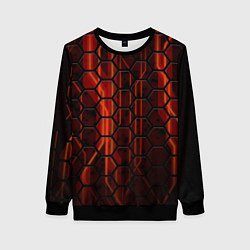 Свитшот женский Глубокая абстракция, цвет: 3D-черный