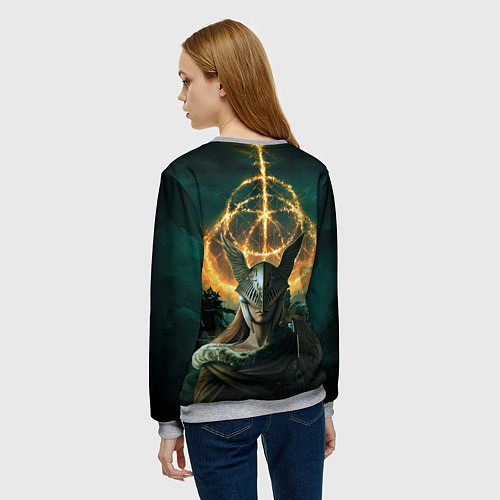 Женский свитшот ELDEN RING FEARLESS / 3D-Меланж – фото 4