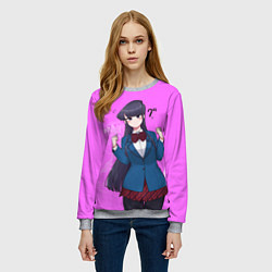 Свитшот женский Коми, цвет: 3D-меланж — фото 2