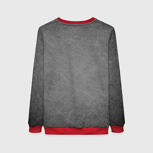 Женский свитшот ЯГУАР / 3D-Красный – фото 2