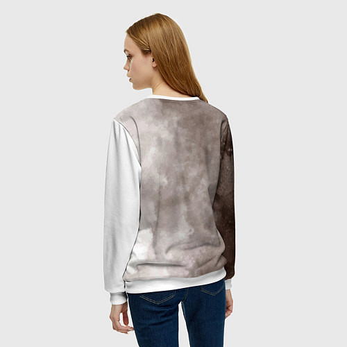 Женский свитшот Idea! / 3D-Белый – фото 4