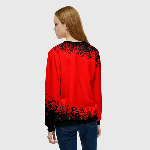 Женский свитшот SKODA Autosport Арт / 3D-Черный – фото 4